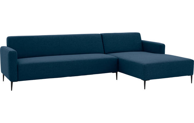 Goossens loungebank key west blauw stof - 8181098-56-03-gespiegeld
