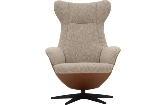 Goossens excellent relaxstoel avec bruin leer - 8181130-01