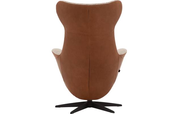 Goossens excellent relaxstoel avec bruin leer - 8181130-12