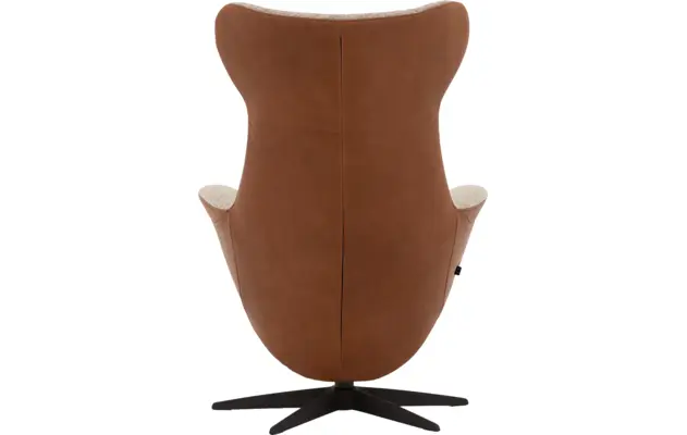 Goossens excellent relaxstoel avec bruin leer - 8181130-12
