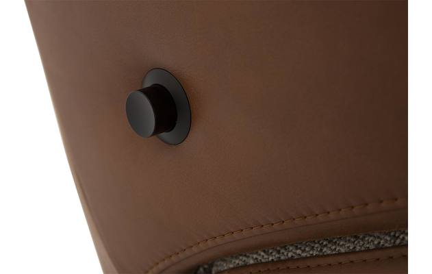 Goossens excellent relaxstoel avec bruin leer - 8181130-15