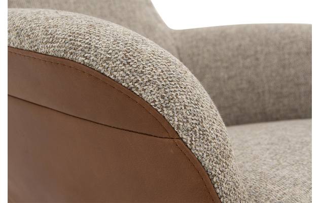 Goossens excellent relaxstoel avec bruin leer - 8181130-16