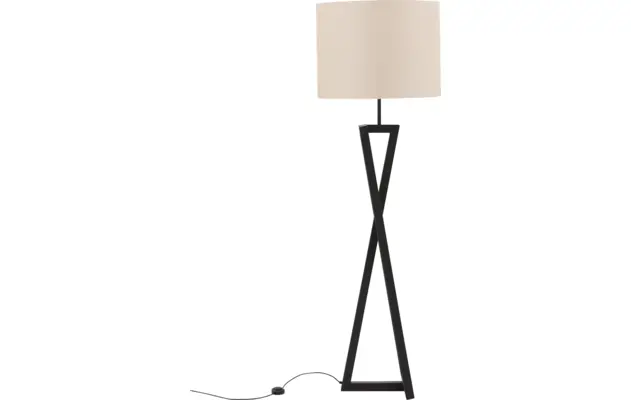 Goossens excellent vloerlamp marina zwart metaal - 8181135-03