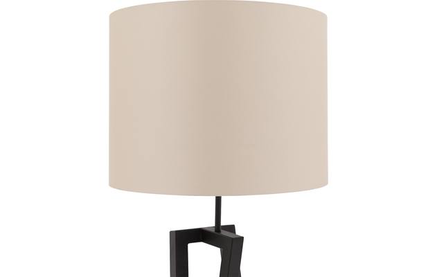 Goossens excellent vloerlamp marina zwart metaal - 8181135-07