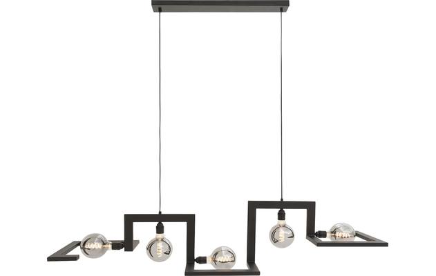 Goossens hanglamp anouk zwart metaal - 8181138-06