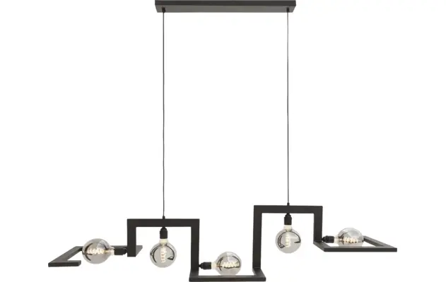 Goossens hanglamp anouk zwart metaal - 8181138-06