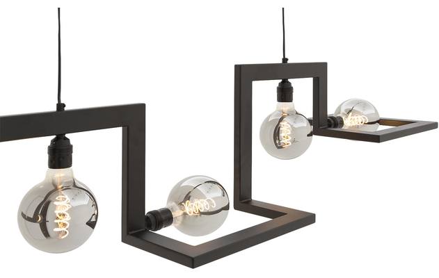 Goossens hanglamp anouk zwart metaal - 8181138-07