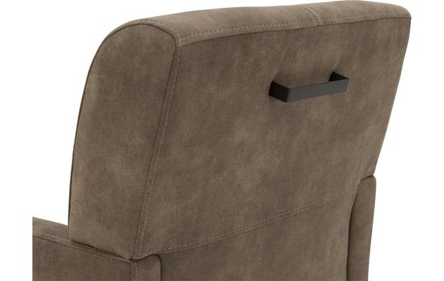 Goossens eetkamerstoel alex bruin microvezel - 8181155-05