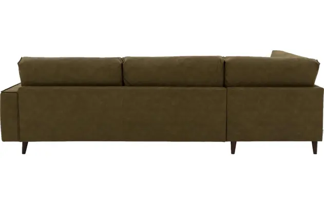 Goossens hoekbank jonas groen micro leer - 8181162-04