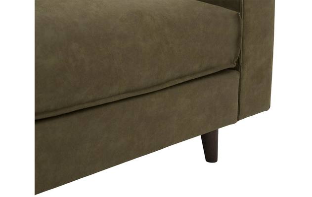 Goossens hoekbank jonas groen micro leer - 8181162-09