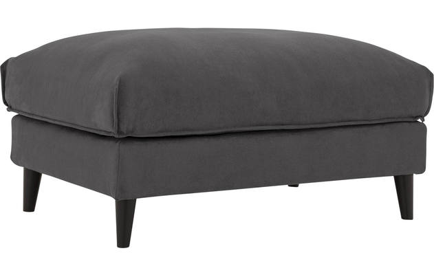 Goossens hocker jonas grijs stof - 8181163-1456-02