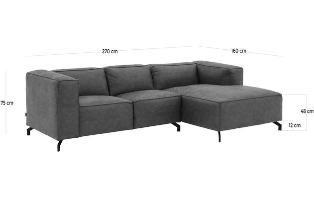 Calvin - 2 zits + chaise longue rechts
