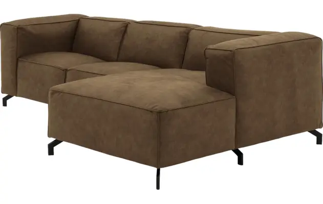 Goossens loungebank calvin groen micro leer - 8181170-626-03