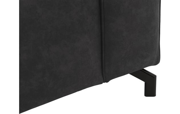 Goossens loungebank calvin grijs micro leer - 8181170-634-07-gespiegeld