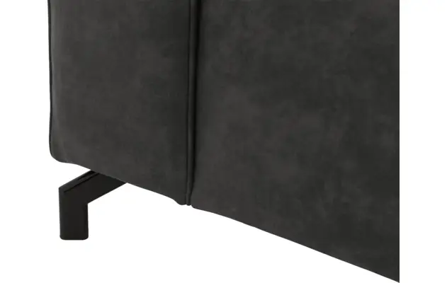 Goossens loungebank calvin grijs micro leer - 8181170-635-07
