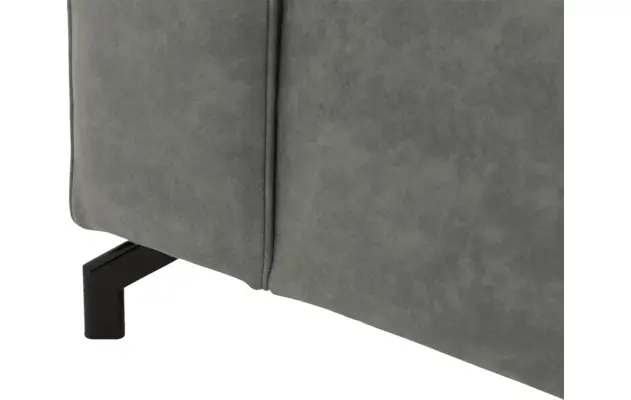 Goossens loungebank calvin grijs micro leer - 8181170-636-07