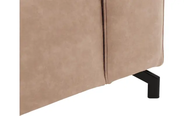 Goossens loungebank calvin beige micro leer - 8181170-637-07-gespiegeld
