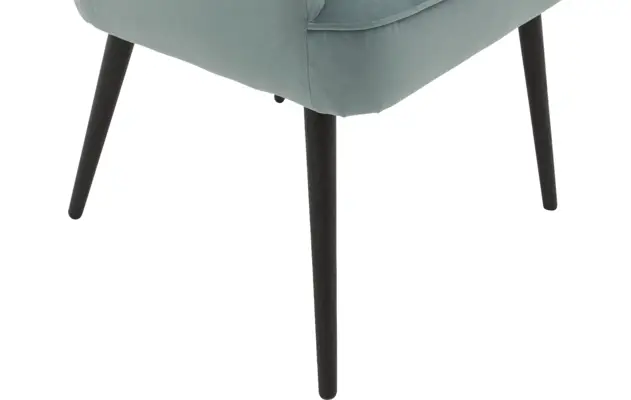 Goossens eetkamerstoel rob groen stof - 8181183-06