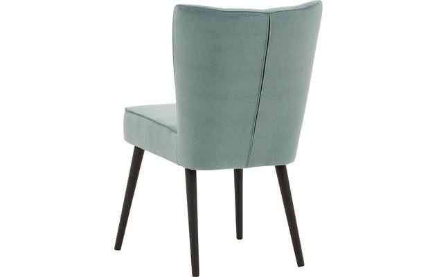 Goossens eetkamerstoel rob groen stof - 8181184-03