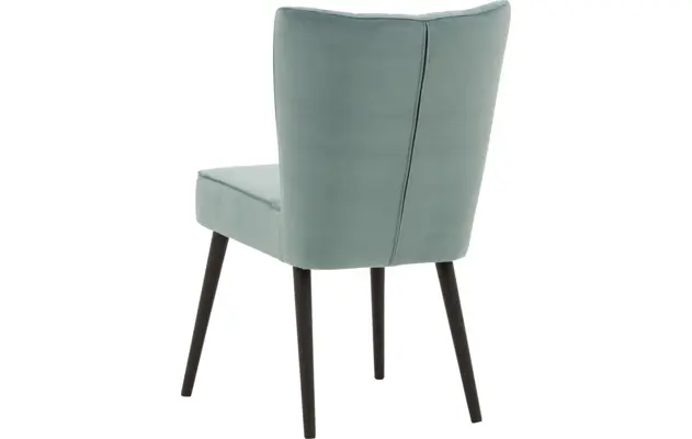 Goossens eetkamerstoel rob groen stof - 8181184-03