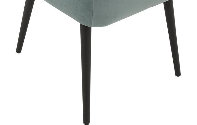 Goossens eetkamerstoel rob groen stof - 8181184-05