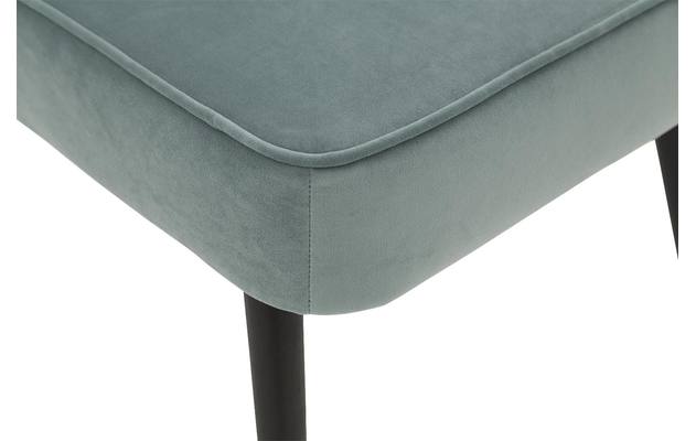 Goossens eetkamerstoel rob groen stof - 8181184-06