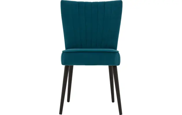 Goossens eetkamerstoel rob blauw stof - 8181186-01