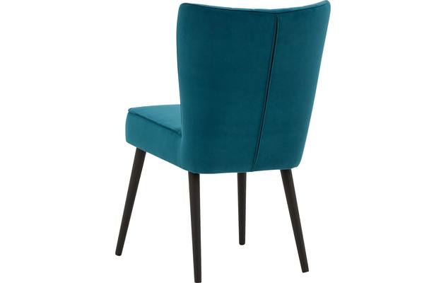 Goossens eetkamerstoel rob blauw stof - 8181186-03