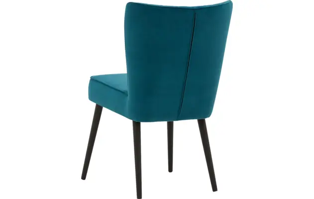 Goossens eetkamerstoel rob blauw stof - 8181186-03