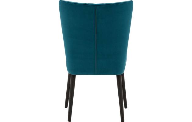 Goossens eetkamerstoel rob blauw stof - 8181186-04