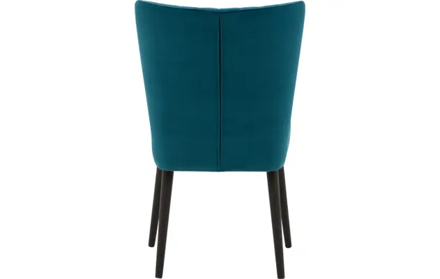 Goossens eetkamerstoel rob blauw stof - 8181186-04