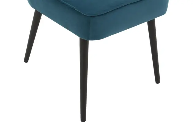 Goossens eetkamerstoel rob blauw stof - 8181186-05