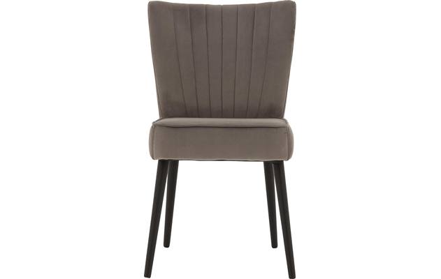 Goossens eetkamerstoel rob grijs stof - 8181188-01