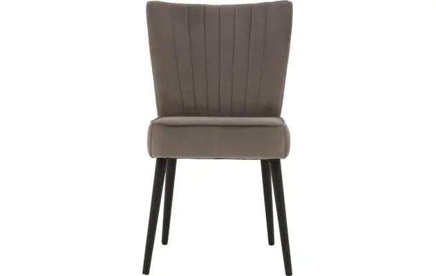 Goossens eetkamerstoel rob grijs stof - 8181188-01