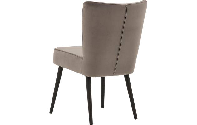 Goossens eetkamerstoel rob grijs stof - 8181188-03