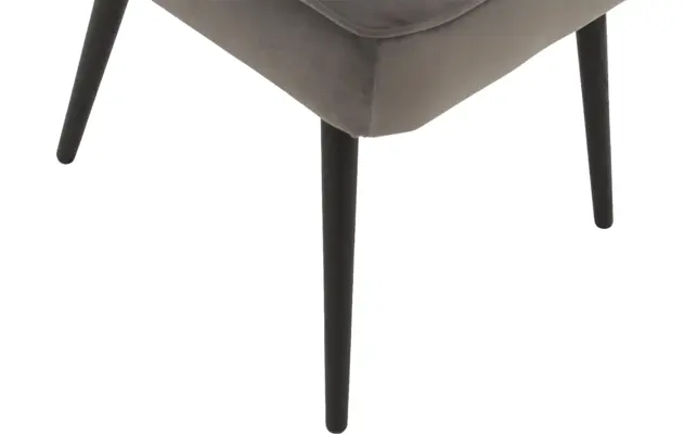 Goossens eetkamerstoel rob grijs stof - 8181188-05