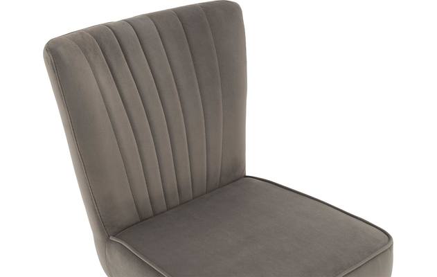 Goossens eetkamerstoel rob grijs stof - 8181188-06