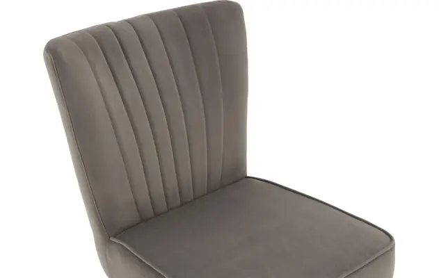 Goossens eetkamerstoel rob grijs stof - 8181188-06