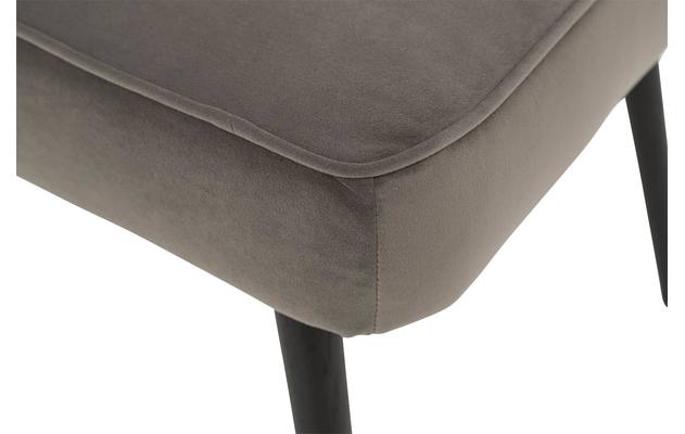 Goossens eetkamerstoel rob grijs stof - 8181188-08