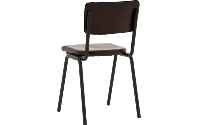 Goossens eetkamerstoel chaplin grijs leer - 8181215-02