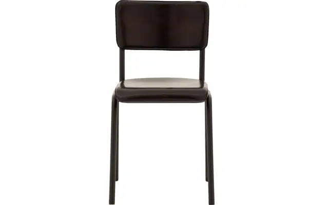 Goossens eetkamerstoel chaplin grijs leer - 8181215-03