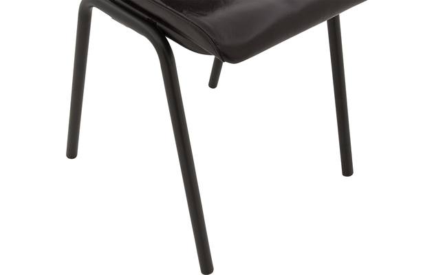 Goossens eetkamerstoel chaplin grijs leer - 8181215-05