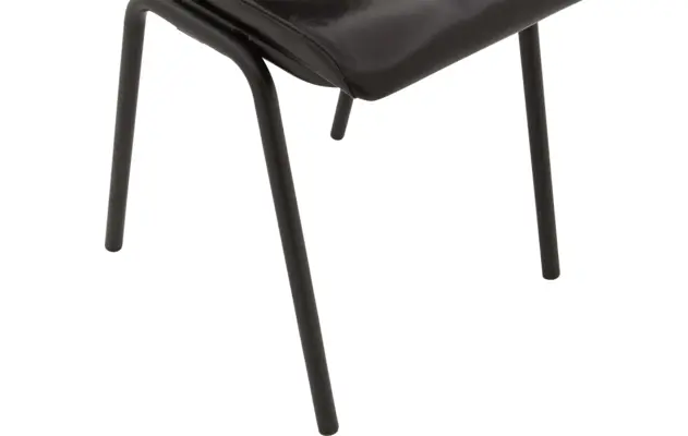 Goossens eetkamerstoel chaplin grijs leer - 8181215-05