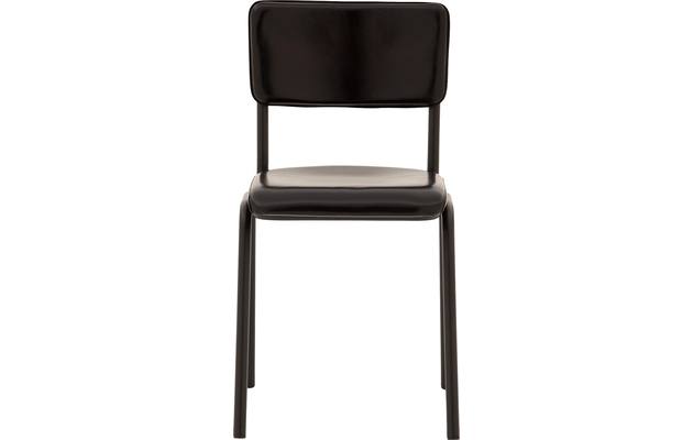 Goossens eetkamerstoel chaplin zwart leer - 8181216-03