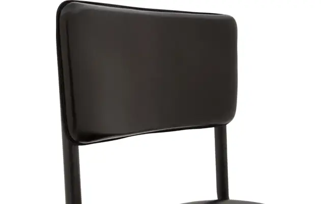 Goossens eetkamerstoel chaplin zwart leer - 8181216-06