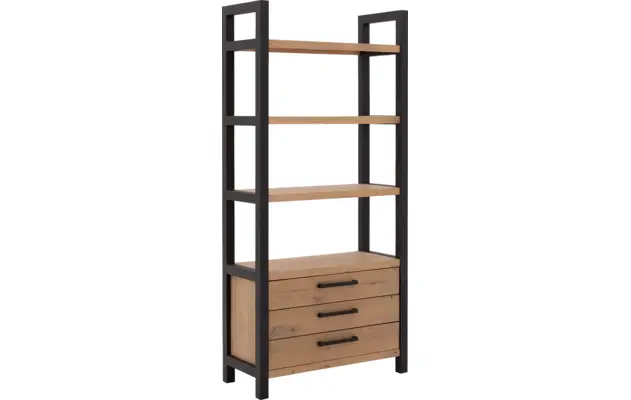 Goossens wandmeubel santos bruin eiken - 8181401-02