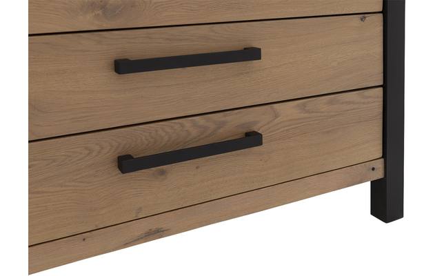 Goossens wandmeubel santos bruin eiken - 8181401-09