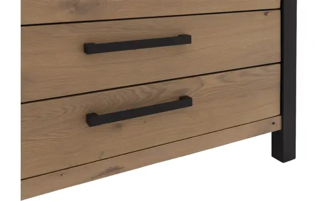 Goossens wandmeubel santos bruin eiken - 8181401-09