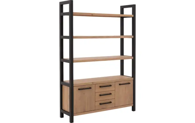 Goossens wandmeubel santos bruin eiken - 8181402-01