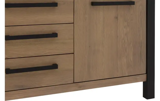 Goossens wandmeubel santos bruin eiken - 8181402-08